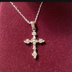 Zales Diamond cross necklace